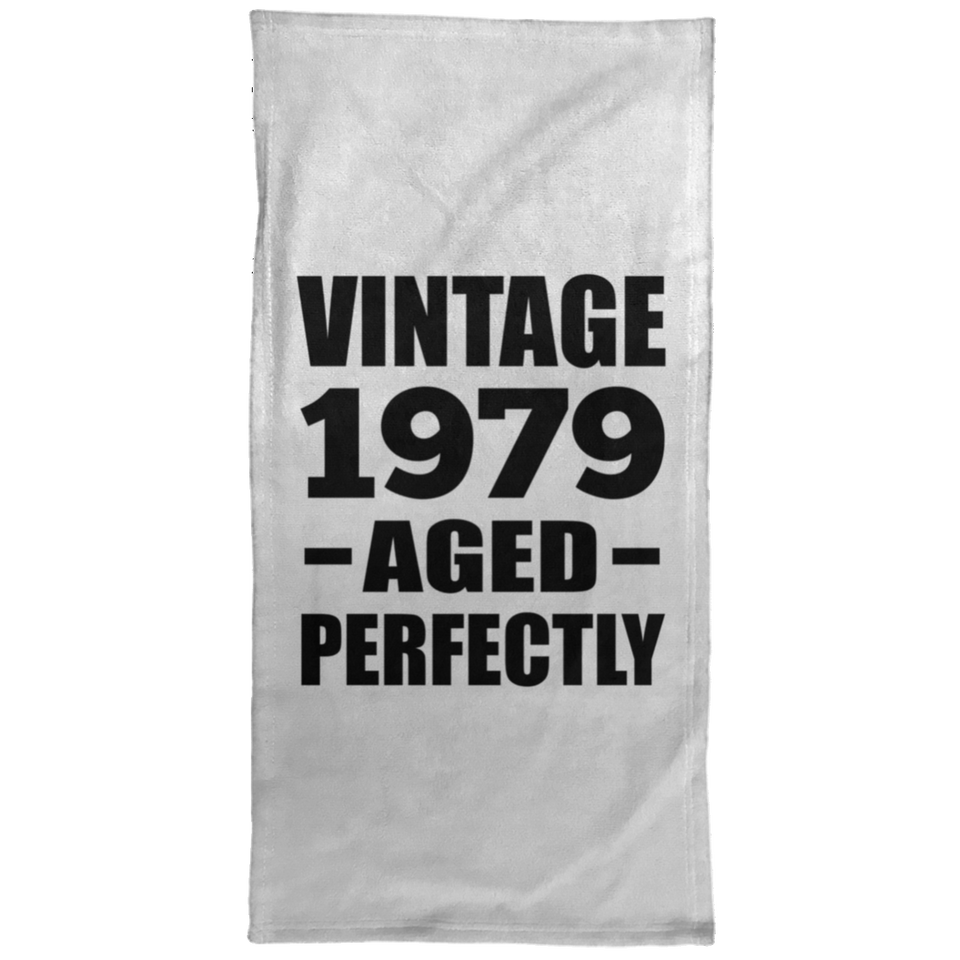 45th Birthday Vintage 1979 Aged Perfectly - Hand Towel