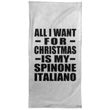 All I Want For Christmas Is My Spinone Italiano - Hand Towel