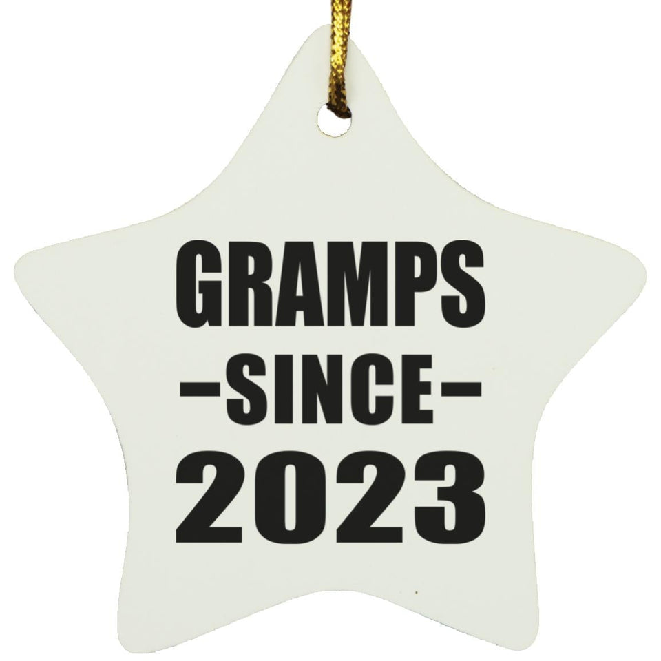 Gramps Since 2023 - Star Ornament