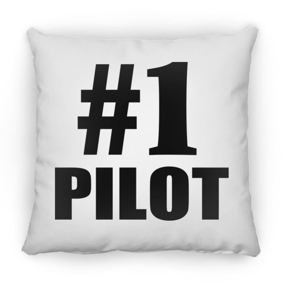 Number One #1 Pilot - Throw Pillow
