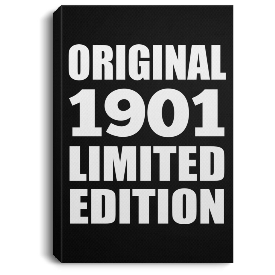 123rd Birthday Original 1901 Limited Edition - Canvas Portrait