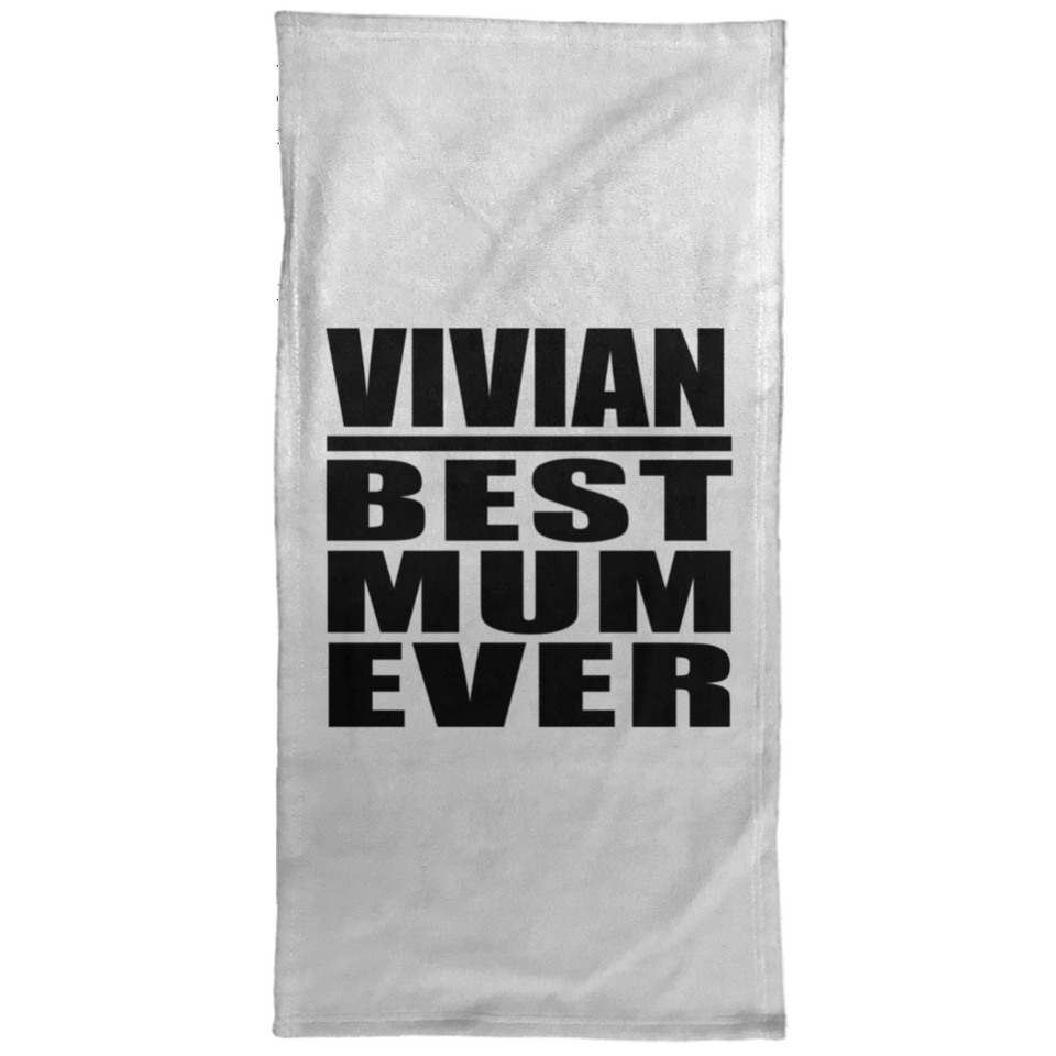 Vivian Best Mum Ever - Hand Towel