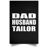 Dad Husband Tailor - Poster Portrait