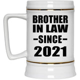 Brother In Law Since 2021 - Beer Stein