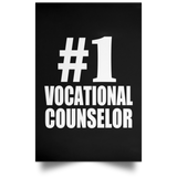 Number One #1 Vocational Counselor - Poster Portrait