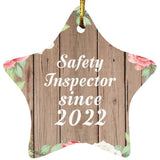 Safety Inspector Since 2022 - Star Ornament B