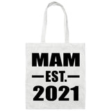 Mam Established EST. 2021 - Tote Bag White