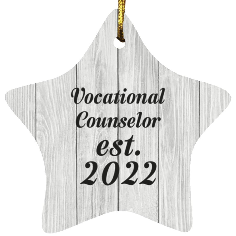 Vocational Counselor Established Est. 2022 - Star Ornament F
