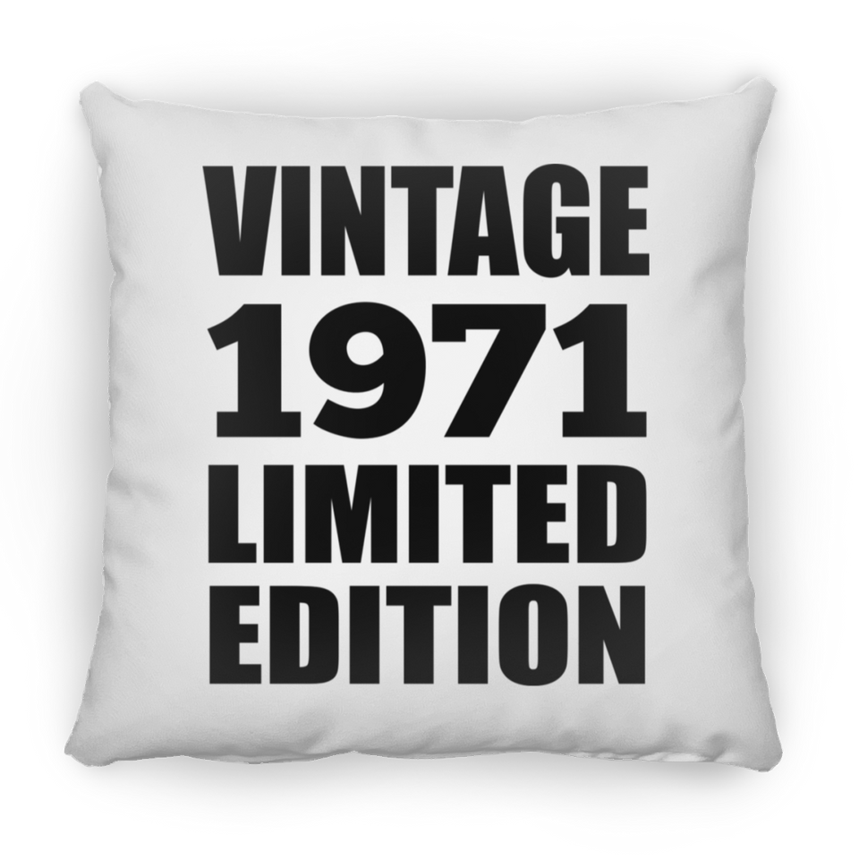53rd Birthday Vintage 1971 Limited Edition - Throw Pillow
