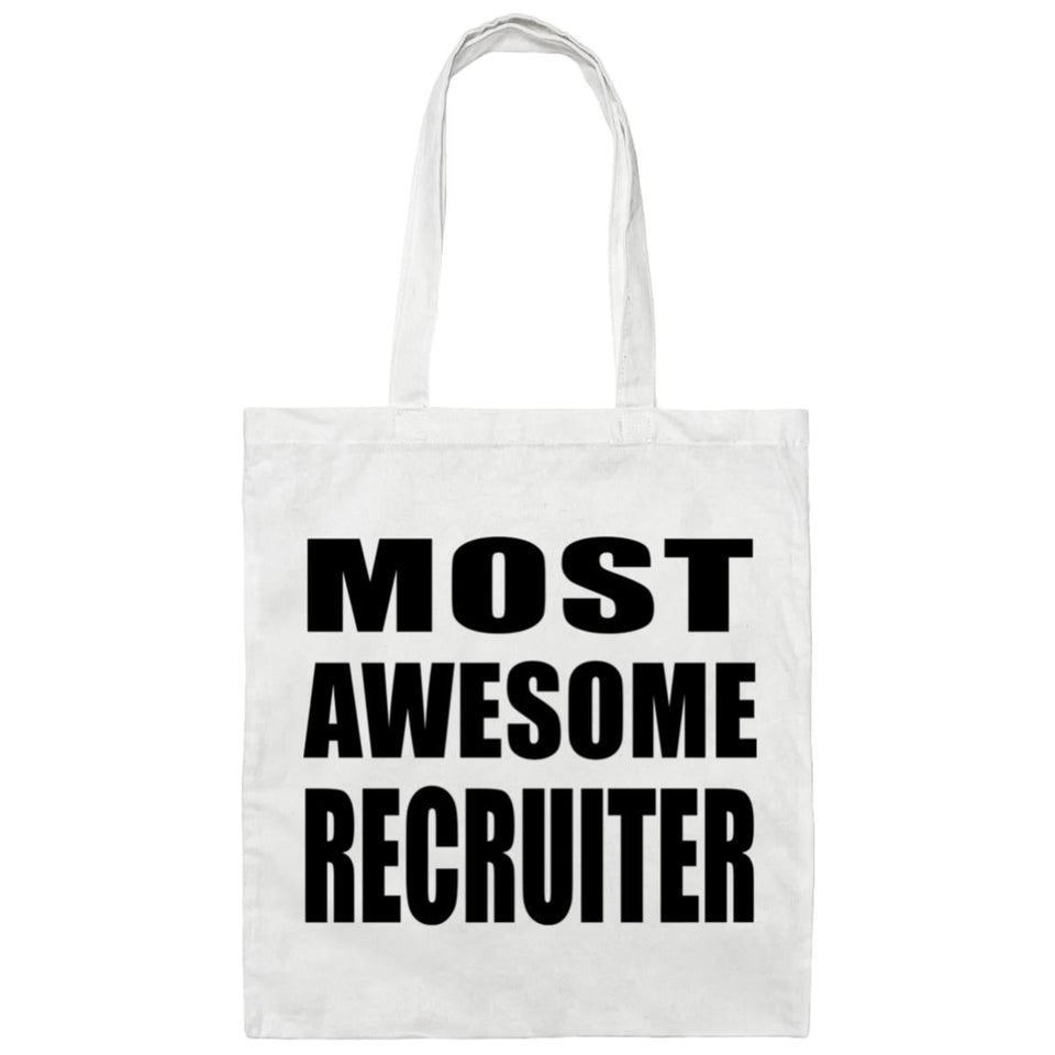 Most Awesome Recruiter - Tote Bag White