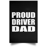 Proud Driver Dad - Poster Portrait