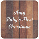 Amy Baby's First Christmas - Drink Coaster E