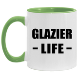 Glazier Life - 11oz Accent Mug Green