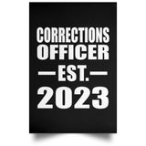 Corrections Officer Established EST. 2023 - Poster Portrait