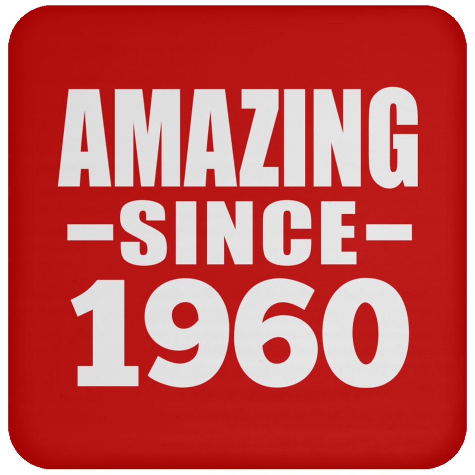 64th Birthday Amazing Since 1960 - Drink Coaster