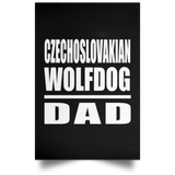 Czechoslovakian Wolfdog Dad - Poster Portrait