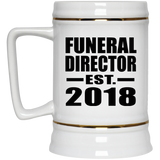 Funeral Director Established EST. 2018 - Beer Stein