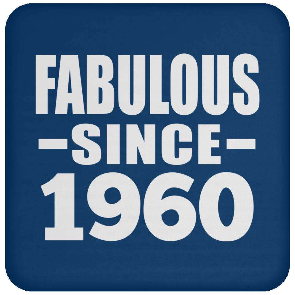 64th Birthday Fabulous Since 1960 - Drink Coaster