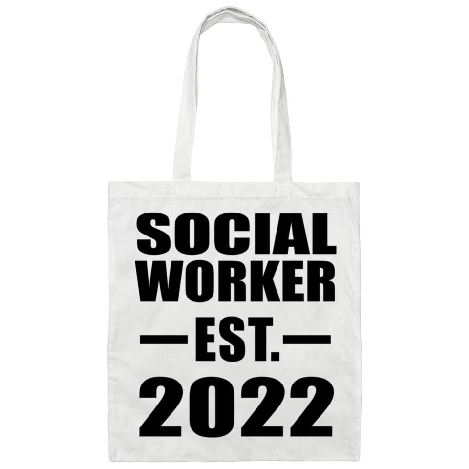 Social Worker Established EST. 2022 - Tote Bag White