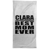 Clara Best Mom Ever - Hand Towel