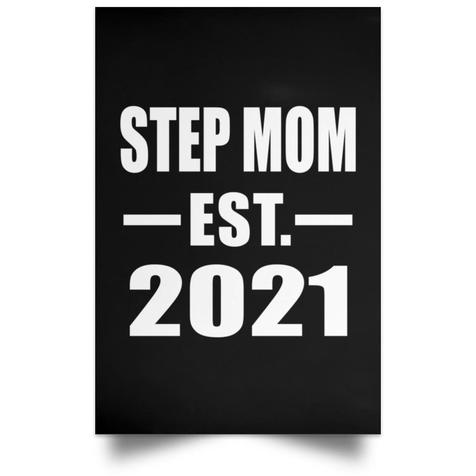 Step Mom Established EST. 2021 - Poster Portrait