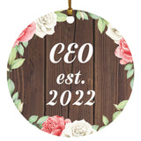 CEO Established Est. 2022 - Circle Ornament A