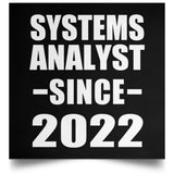 Systems Analyst Since 2022 - Poster Square
