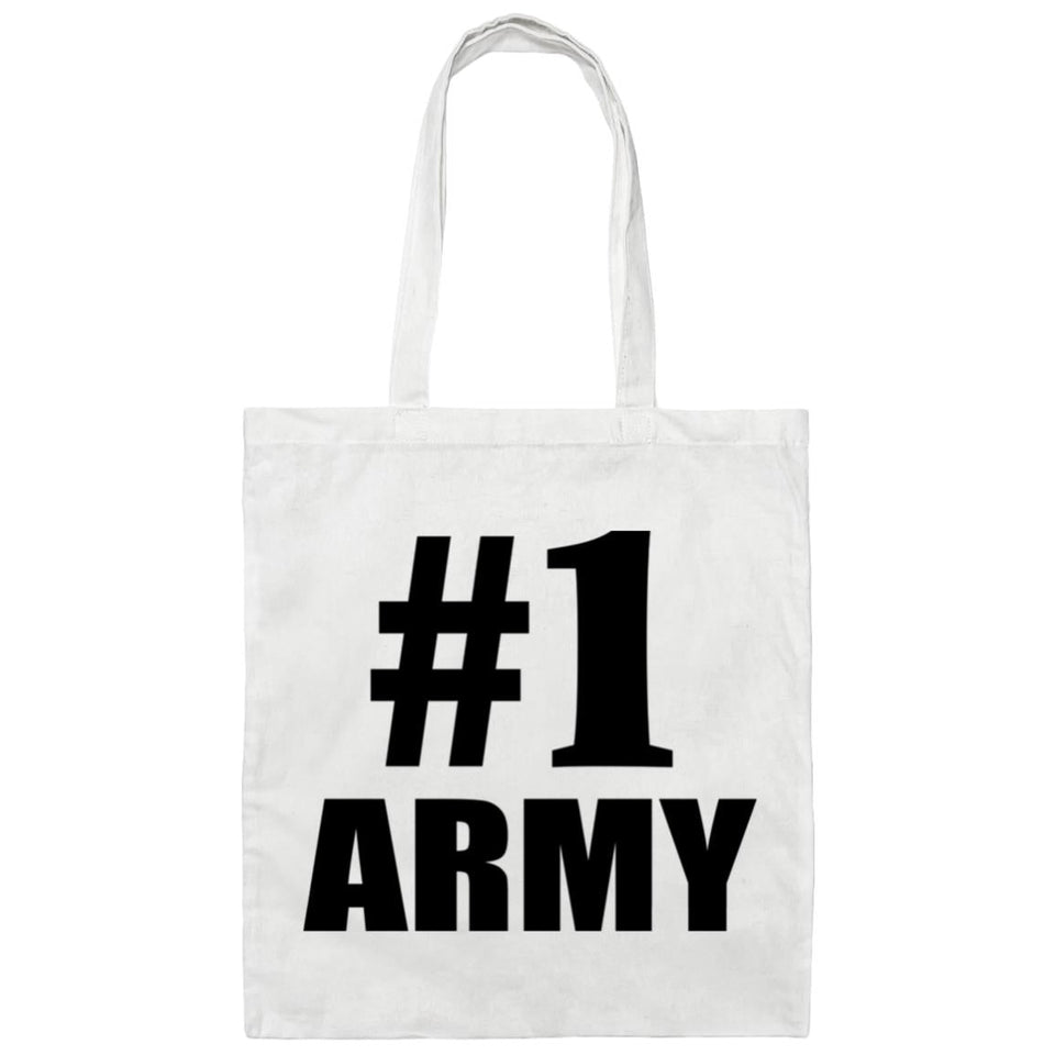 Number One #1 Army - Tote Bag White