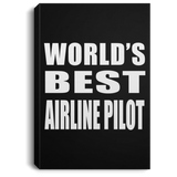 World's Best Airline Pilot - Canvas Portrait
