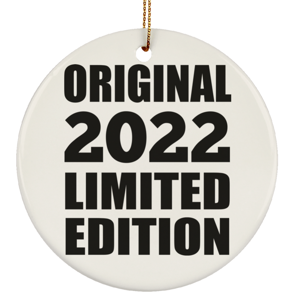 2nd Birthday Original 2022 Limited Edition - Circle Ornament
