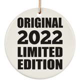 2nd Birthday Original 2022 Limited Edition - Circle Ornament