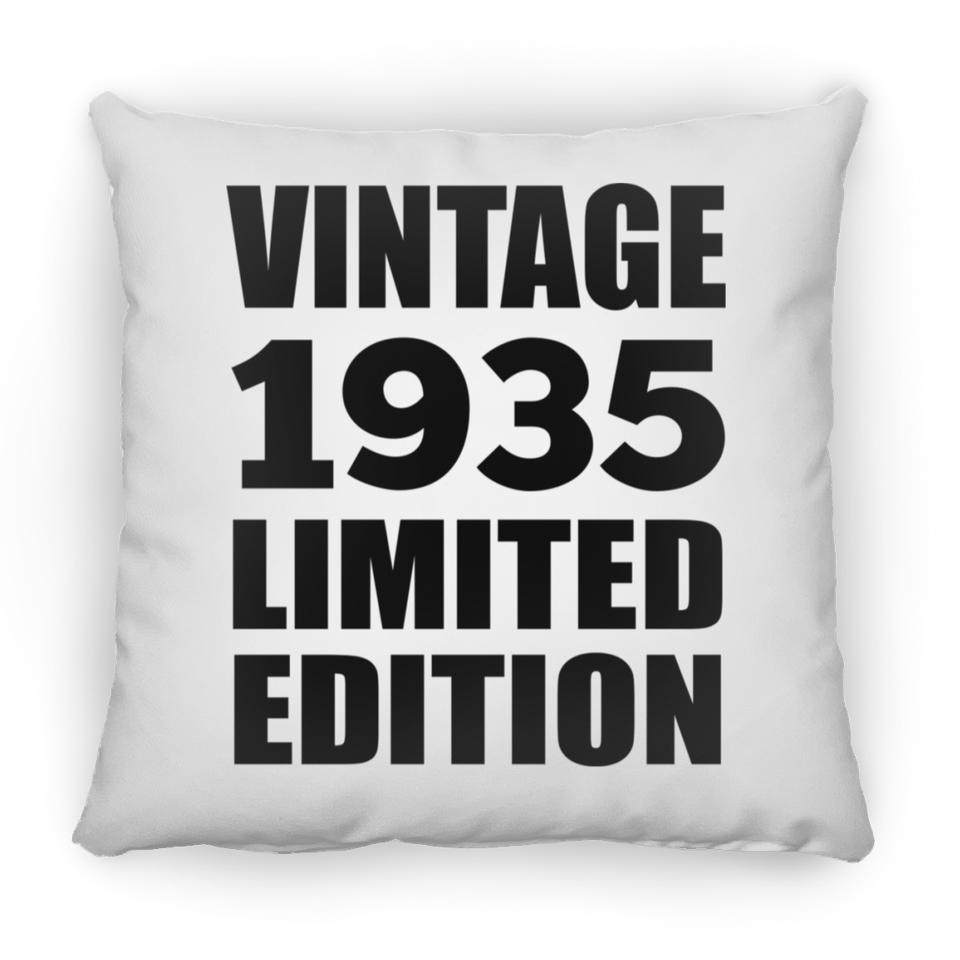 89th Birthday Vintage 1935 Limited Edition - Throw Pillow