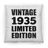 89th Birthday Vintage 1935 Limited Edition - Throw Pillow