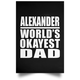 Alexander World's Okayest Dad - Poster Portrait
