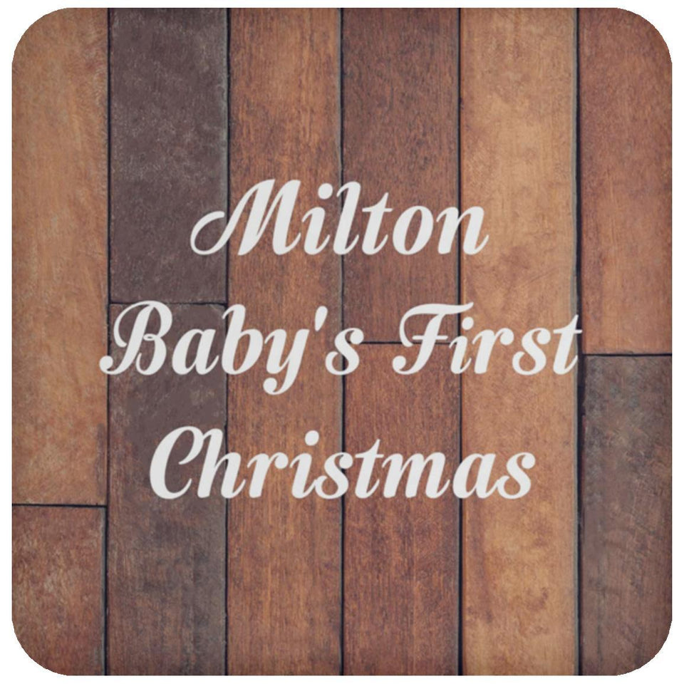 Milton Baby's First Christmas - Drink Coaster E