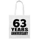 63rd Anniversary 63 Years - Tote Bag White