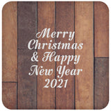 Merry Christmas & Happy New Year 2021 - Drink Coaster E