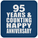 Happy 95th Anniversary 95 Years & Counting - Coaster