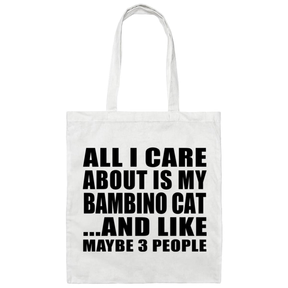 All I Care About Is My Bambino Cat - Tote Bag White