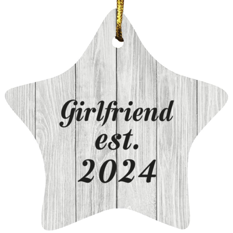 Girlfriend Established Est. 2024 - Star Ornament F
