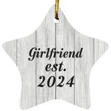 Girlfriend Established Est. 2024 - Star Ornament F