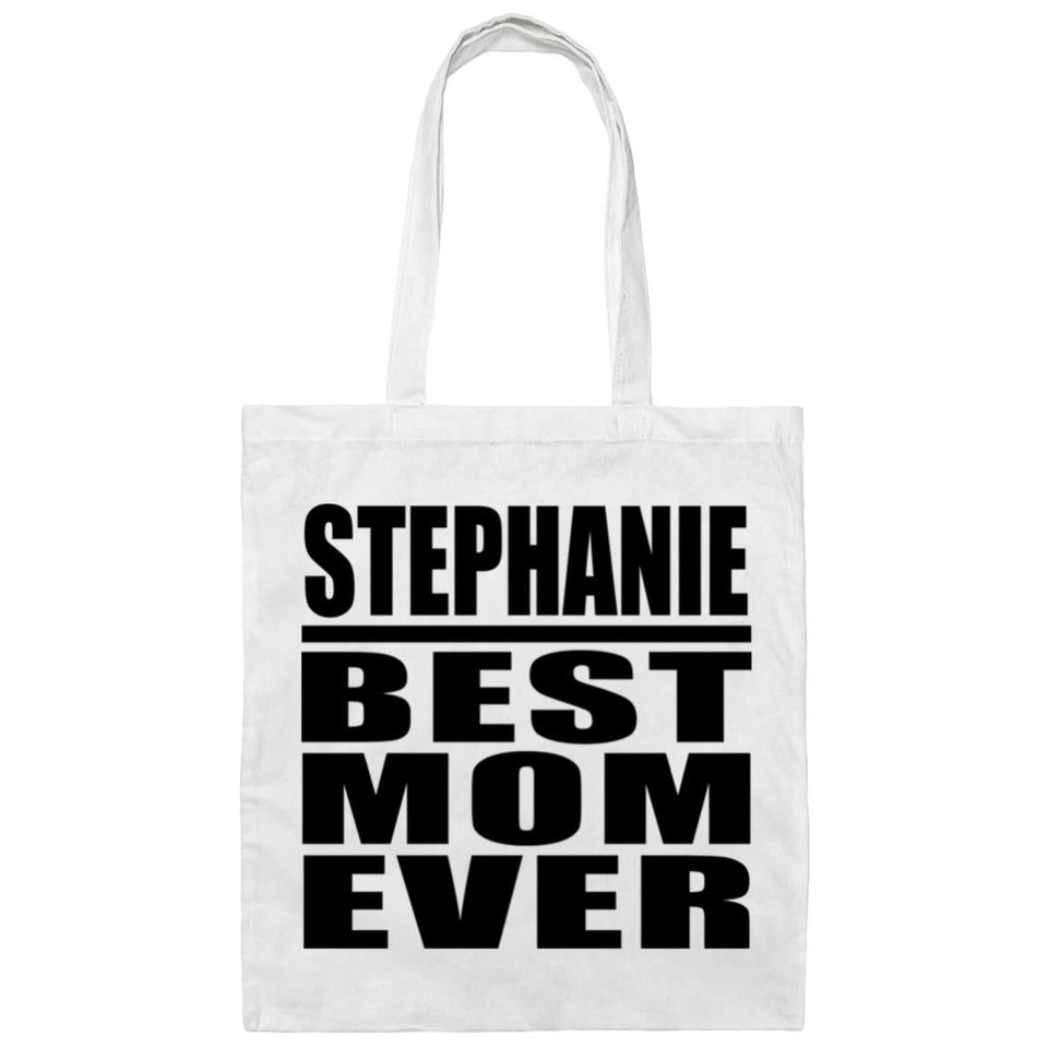 Stephanie Best Mom Ever - Tote Bag White