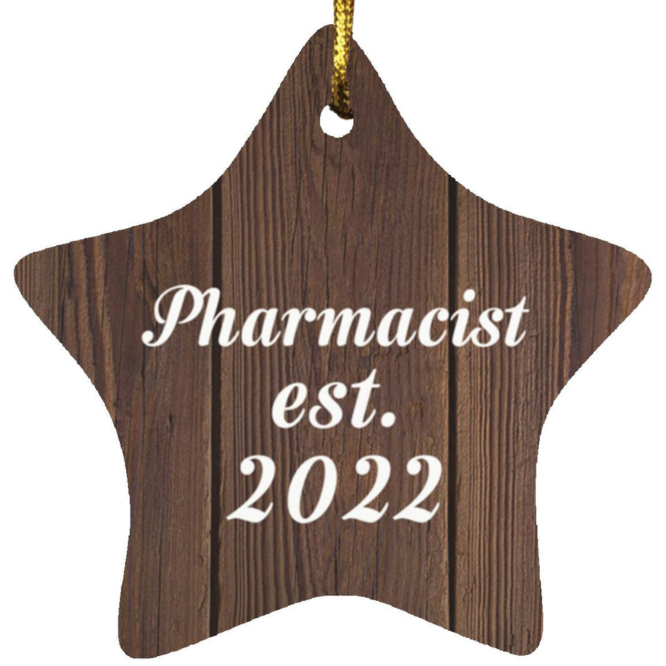 Pharmacist Established Est. 2022 - Star Ornament D