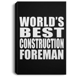 World's Best Construction Foreman - Canvas Portrait