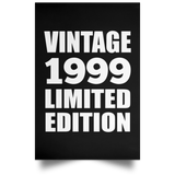 25th Birthday Vintage 1999 Limited Edition - Poster Portrait