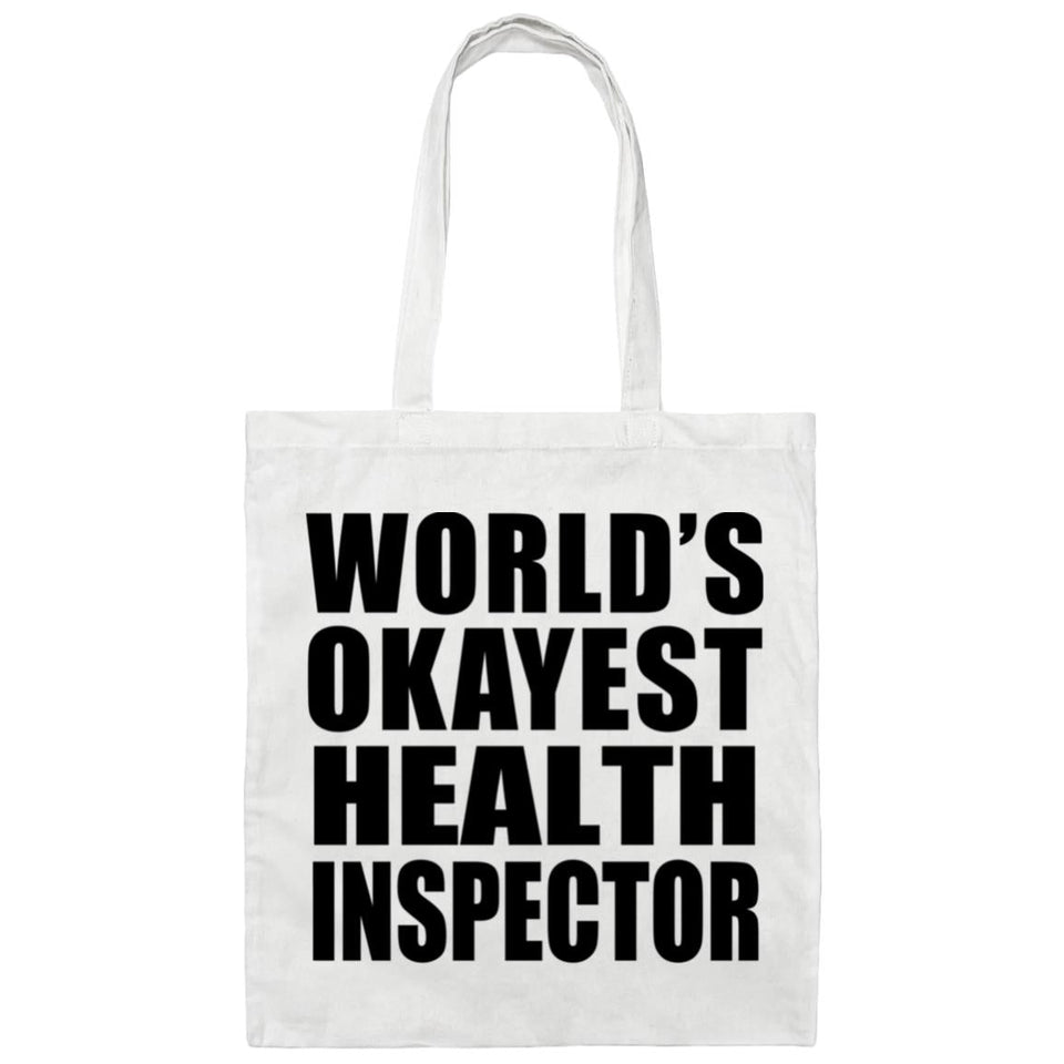 World's Okayest Health Inspector - Tote Bag White