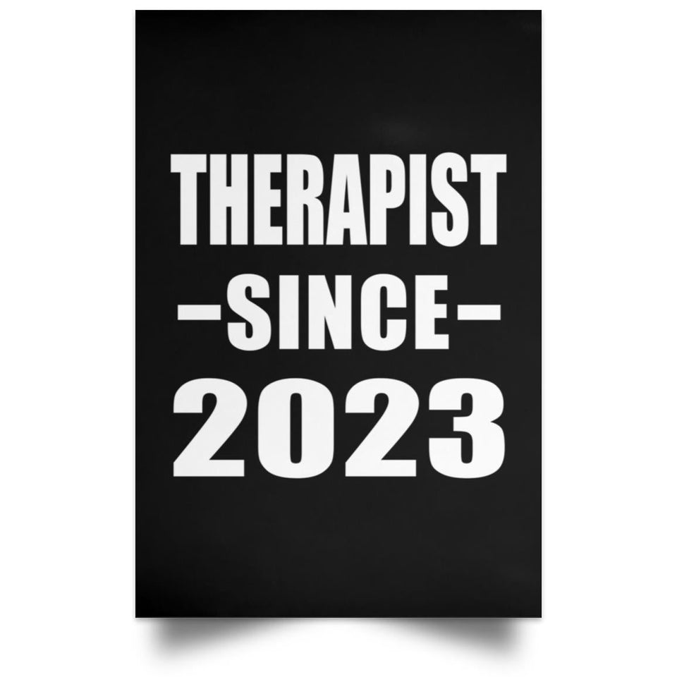 Therapist Since 2023 - Poster Portrait