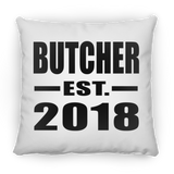 Butcher Established EST. 2018 - Throw Pillow