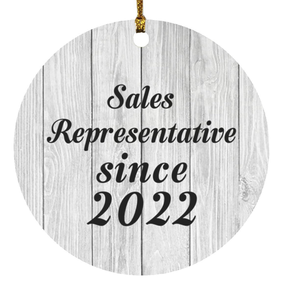 Sales Representative Since 2022 - Circle Ornament F