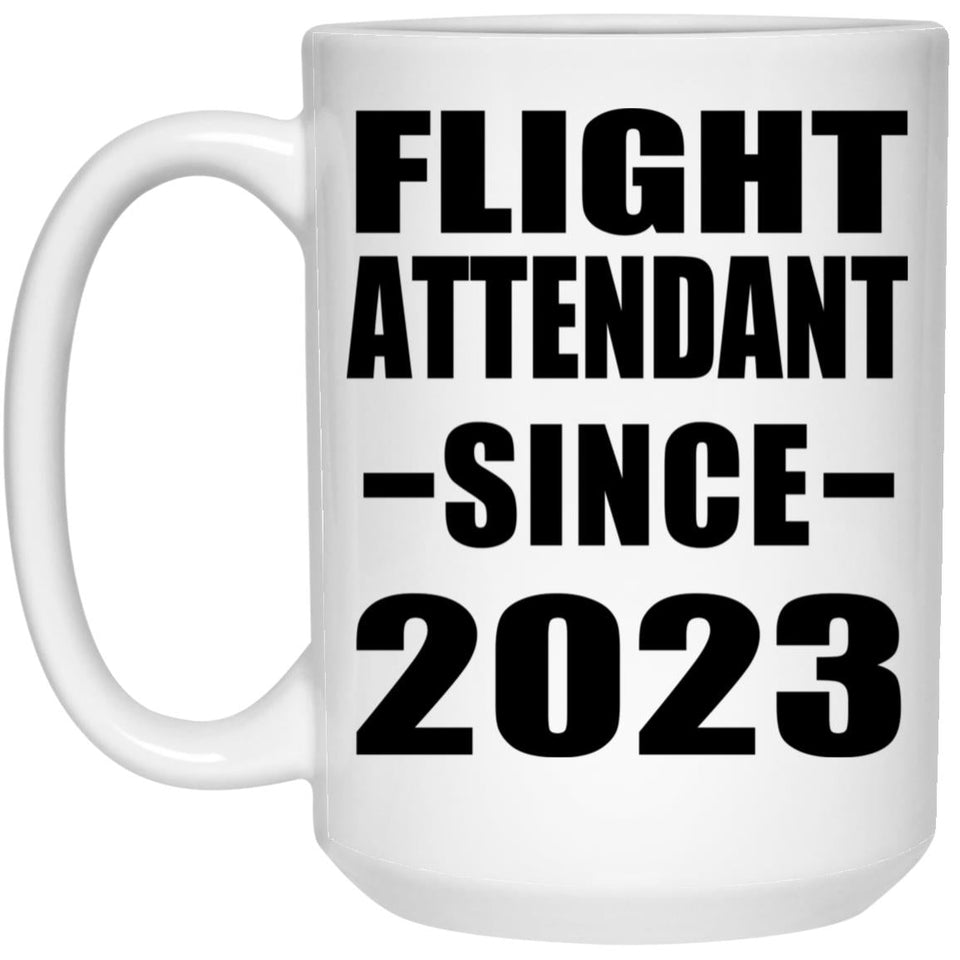 Flight Attendant Since 2023 - 15oz Coffee Mug